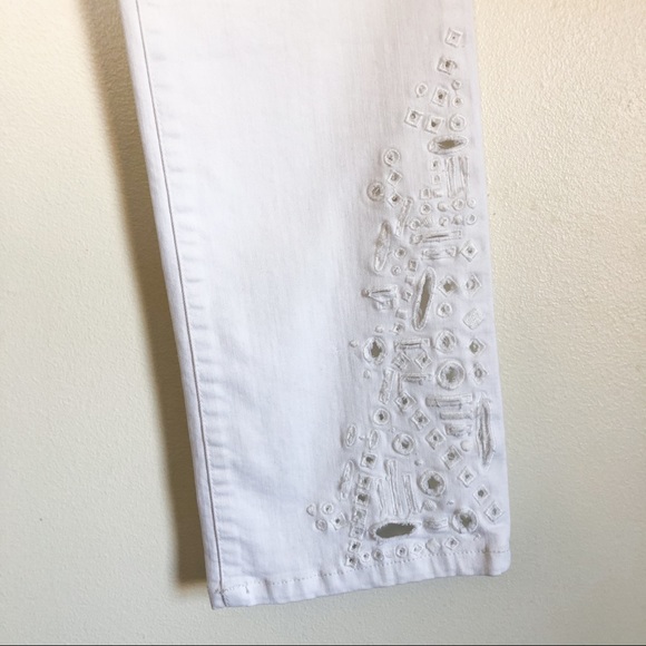 anthropologie pilcro | white superscript pants 30 - Picture 5 of 8